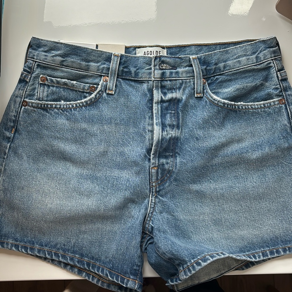 AGOLDE Parker Long Short in Occurrence wash NWT size 28